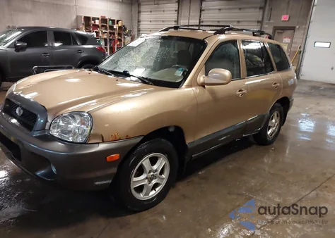 2002 Hyundai Santa Fe Gls/Lx from USA, damaged, VIN KM8SC73DX2U257911